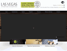 Tablet Screenshot of apartamentoslasvegas.es